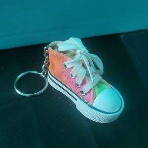 Tie Dye Shoe Keychain